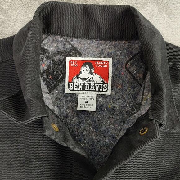 VTG Ben Davis heavyweight blanket lined utility canvas chore jacket mens XL - Picture 5 of 7
